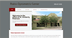 Desktop Screenshot of drpetersonoptometrist.com